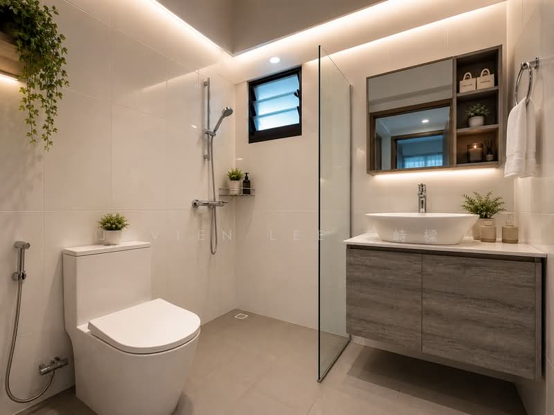 114B Alkaff Crescent, 114B Alkaff Crescent, 2 Bedrooms, 732 sqft, HDB Flat For Sale, by Javien Lee 李峙樑, 500145572 - Common Bathroom - PropertyGuru.com.sg