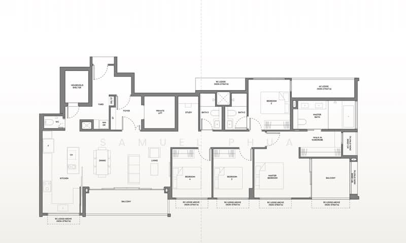 Amber House, 30 Amber Gardens, 4 Bedrooms, 1,744 sqft, Apartment For Sale, by Samuel Phua, 500145608 - PropertyGuru.com.sg