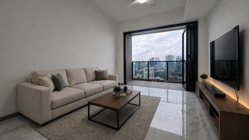 The Landmark, 173 Chin Swee Road, 1 Bedroom, 495 sqft, Condominium For Sale, by Fanny Ong, 500145609 - Living Room - PropertyGuru.com.sg