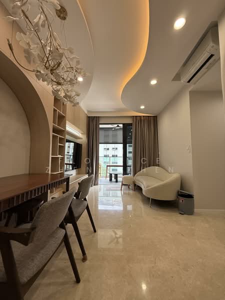 Avenue South Residence, 1 Silat Avenue, 3 Bedrooms, 947 sqft, Condominium For Sale, by Florence Zheng Zhen, 500145635 - Living Room - PropertyGuru.com.sg