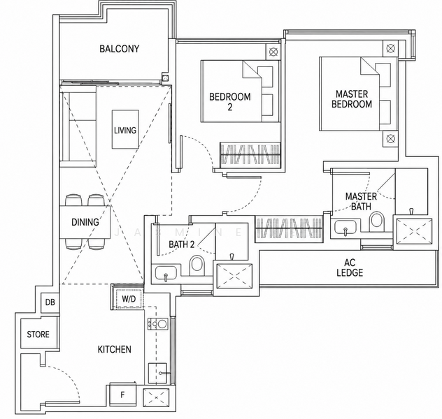 The Antares, 19 Mattar Road, 2 Bedrooms, 732 sqft, Condominium For Sale, by Jasmine Lee, 500145648 - PropertyGuru.com.sg