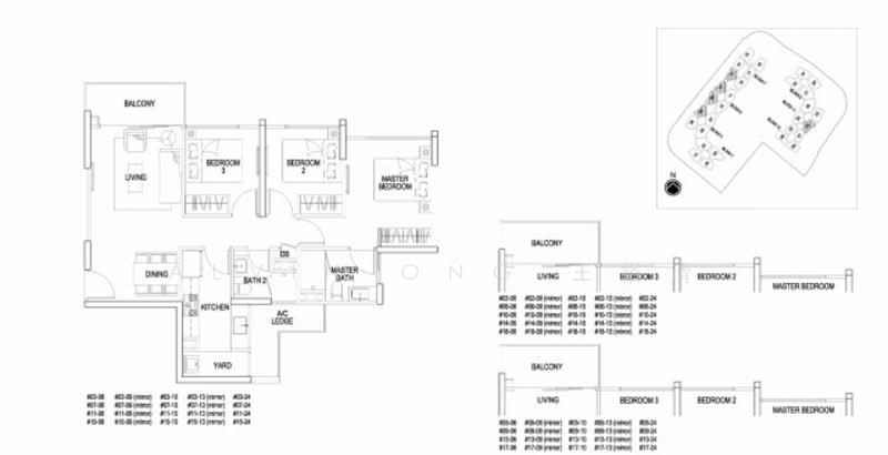 FLO Residence, 3 Punggol Field Walk, 3 Bedrooms, 926 sqft, Condominium For Rent, by Alvin Ong 王裕清, 500145657 - PropertyGuru.com.sg