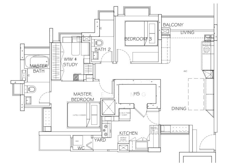Eden View, 6 Eden Grove, 3 Bedrooms, 980 sqft, Condominium For Sale, by Alex Ng, 500145689 - PropertyGuru.com.sg
