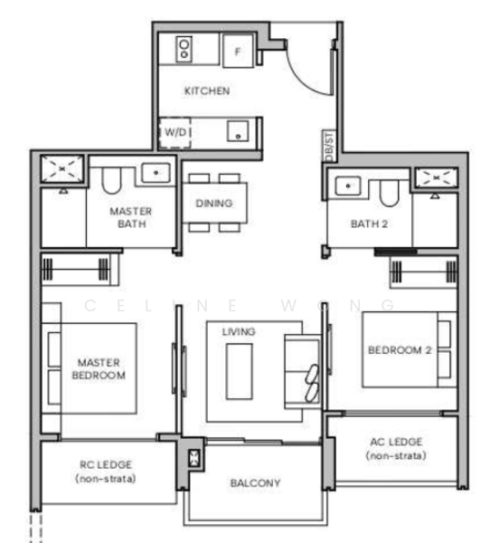 ⭐️ EARLY BIRD DISCOUNT, HIGH RENTAL YIELD, WALK TO MRT, , 2 Bedrooms, 646 sqft, Condominium For Sale, by Celine Wong, 500145720 - PropertyGuru.com.sg
