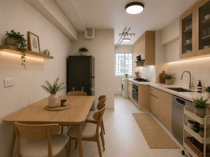 422 Choa Chu Kang Avenue 4, 422 Choa Chu Kang Avenue 4, 3 Bedrooms, 1,119 sqft, HDB Flat For Sale, by Yen Tan, 500145747 - Kitchen - PropertyGuru.com.sg