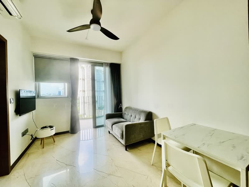 Queens Peak, 1 Dundee Road, 1 Bedroom, 441 sqft, Condominium For Rent, by Kevin Aw 胡锦胜, 500145751 - Living Room - PropertyGuru.com.sg