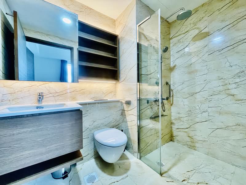 Queens Peak, 1 Dundee Road, 1 Bedroom, 441 sqft, Condominium For Rent, by Kevin Aw 胡锦胜, 500145751 - Bathroom - PropertyGuru.com.sg