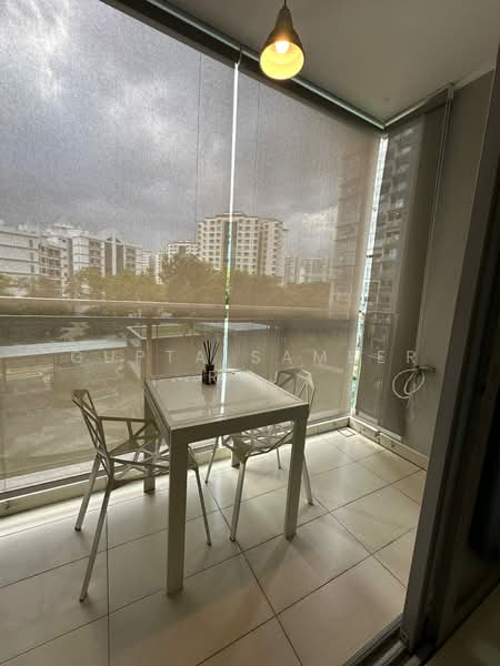 The Scala @ Lorong Chuan, 132 Serangoon Avenue 3, 1 Bedroom, 474 sqft, Condominium For Rent, by Gupta Sameer Raj, 500145771 - Balcony - PropertyGuru.com.sg