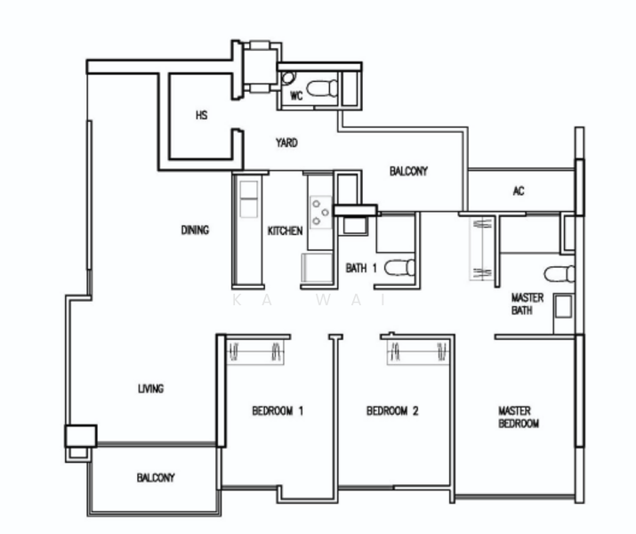 Parc Vera, Hougang Street 32, 3 Bedrooms, 1,130 sqft, Condominium For Sale, by Ka Wai, 500145773 - PropertyGuru.com.sg