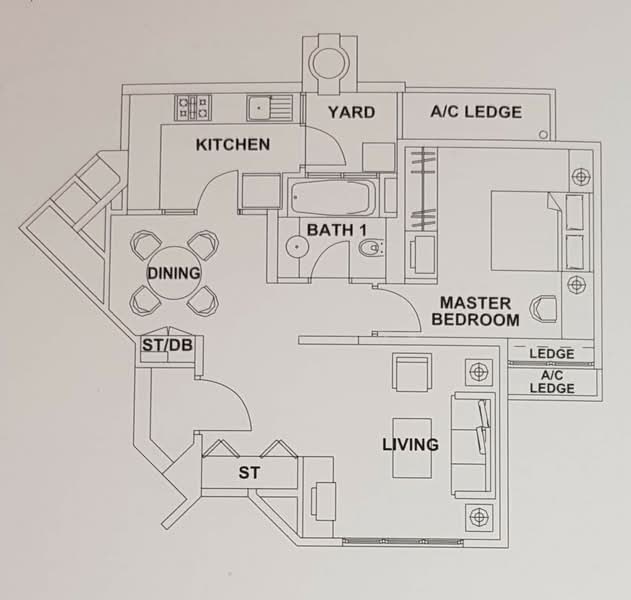 Edelweiss Park Condo, 98 Flora Road, 1 Bedroom, 710 sqft, Condominium For Rent, by Elsie Ang, 500145792 - PropertyGuru.com.sg