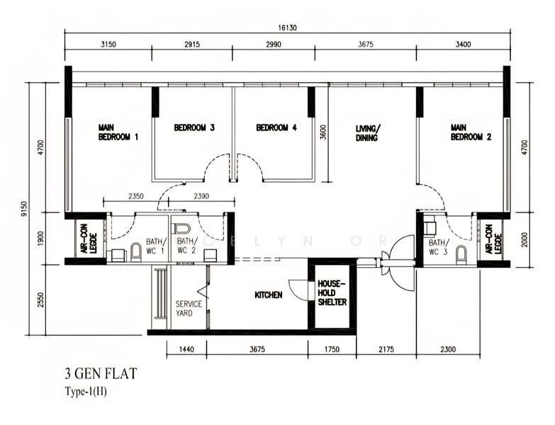 606D Tampines Street 61, 606D Tampines Street 61, 4 Bedrooms, 1,281 sqft, HDB Flat For Sale, by Jocelyn Or, 500145849 - PropertyGuru.com.sg