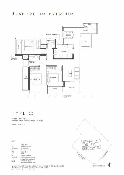 The Arcady At Boon Keng, 1037 Serangoon Road, 3 Bedrooms, 1,087 sqft, Condominium For Sale, by Le Van Lee, 500145865 - PropertyGuru.com.sg