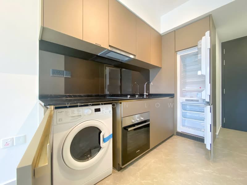 Park Colonial, 10 Woodleigh Lane, 1 Bedroom, 463 sqft, Condominium For Rent, by Vernon Low, 500145901 - Kitchen - PropertyGuru.com.sg