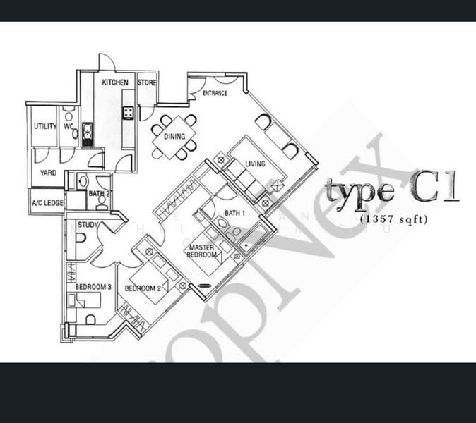 Simei Green Condominium, 7 Simei Street 4, 3 Bedrooms, 1,356 sqft, Condominium For Sale, by Michelle Lim Shu Ching, 500145916 - PropertyGuru.com.sg