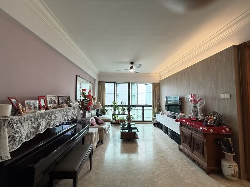 Simei Green Condominium, 7 Simei Street 4, 3 Bedrooms, 1,356 sqft, Condominium For Sale, by Michelle Lim Shu Ching, 500145916 - Living Room - PropertyGuru.com.sg