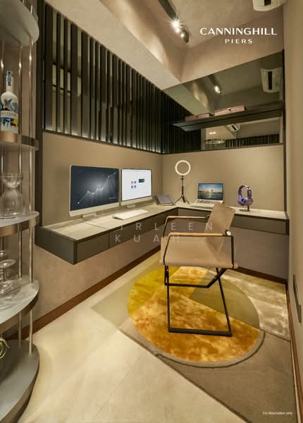CanningHill Piers, 177 River Valley Road, 1 Bedroom, 538 sqft, Condominium For Sale, by Shirleen Kuah, 500145969 - Study - PropertyGuru.com.sg