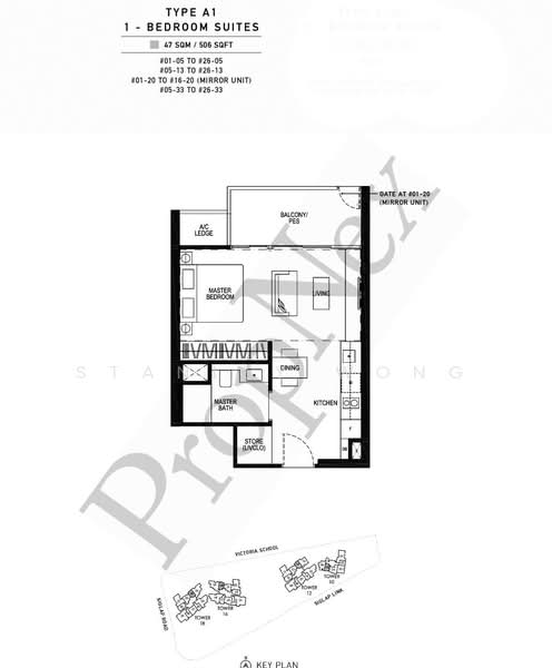 District 15 condo- Siglap MRT- 1 bedroom, , 1 Bedroom, 506 sqft, Apartment For Rent, by Stanley Wong, 500145972 - PropertyGuru.com.sg