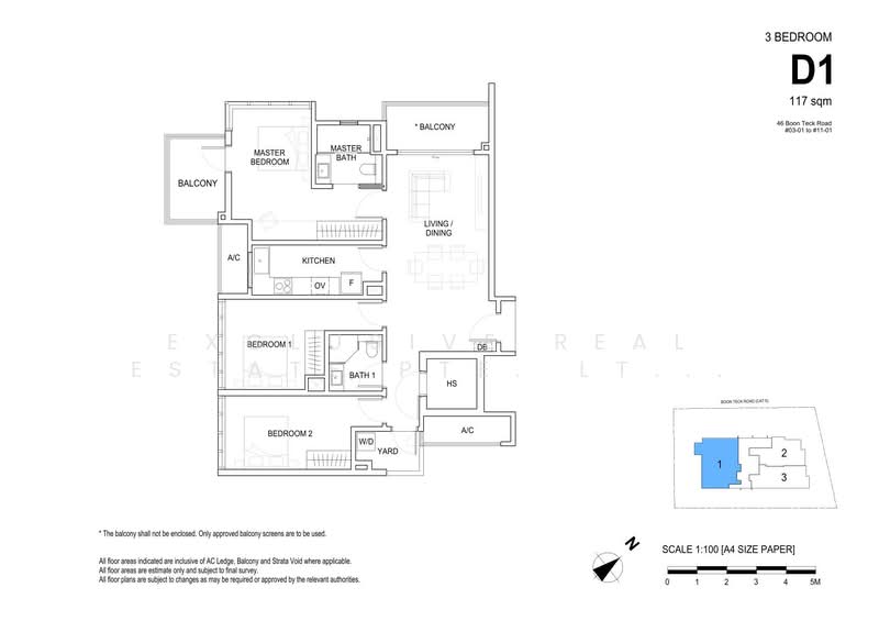 The Bronze, , 3 Bedrooms, 1,259 sqft, Condominium For Sale, by FREDDY, 500145985 - PropertyGuru.com.sg