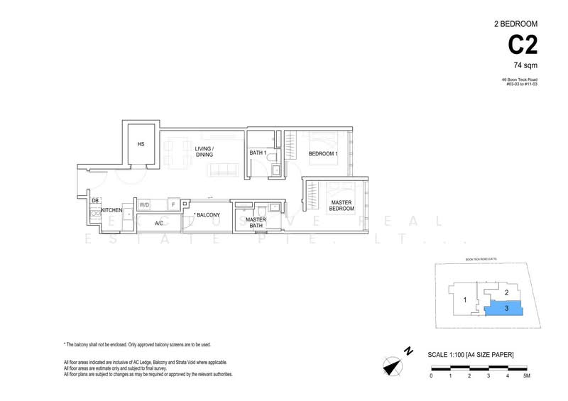 46 Boon Teck Road, , 2 Bedrooms, 775 sqft, Condominium For Sale, by FREDDY, 500146015 - PropertyGuru.com.sg