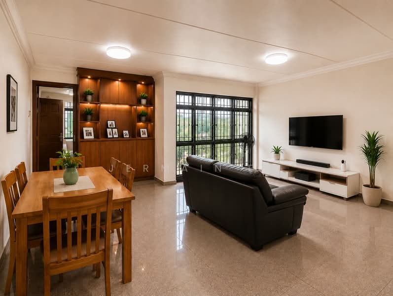 121 Rivervale Drive, 121 Rivervale Drive, 3 Bedrooms, 1,184 sqft, HDB Flat For Sale, by Jermain Eu, 500146142 - Living Room - PropertyGuru.com.sg