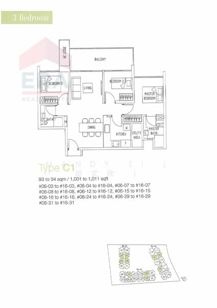 The Lakefront Residences, 42 Lakeside Drive, 3 Bedrooms, 1,001 sqft, Condominium For Rent, by Mandy Ei ( 梁文欣 ), 500146149 - PropertyGuru.com.sg