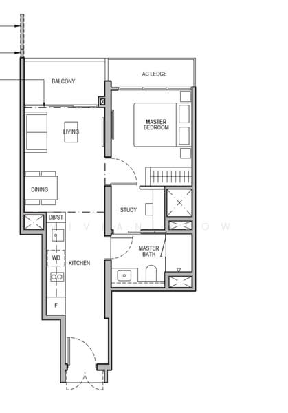 Tembusu Grand, 94 Jalan Tembusu, 1 Bedroom, 527 sqft, Condominium For Sale, by Vivian Yeow, 500146213 - PropertyGuru.com.sg