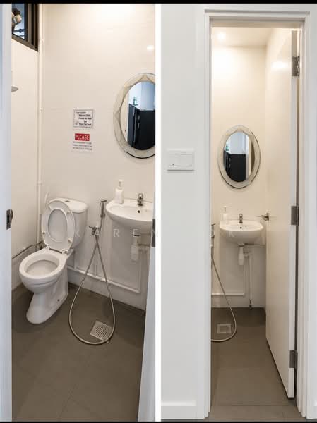 Trivex, 8 Burn Road, 1,604 sqft, Light Industrial (B1) For Rent, by Karen Kok, 500146239 - Bathroom - CommercialGuru.com.sg