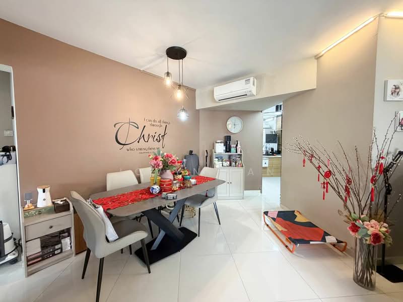 137 Lorong Ah Soo, 137 Lorong Ah Soo, 3 Bedrooms, 1,141 sqft, HDB Flat For Sale, by Jovyn Gan, 500146253 - Dining Room - PropertyGuru.com.sg