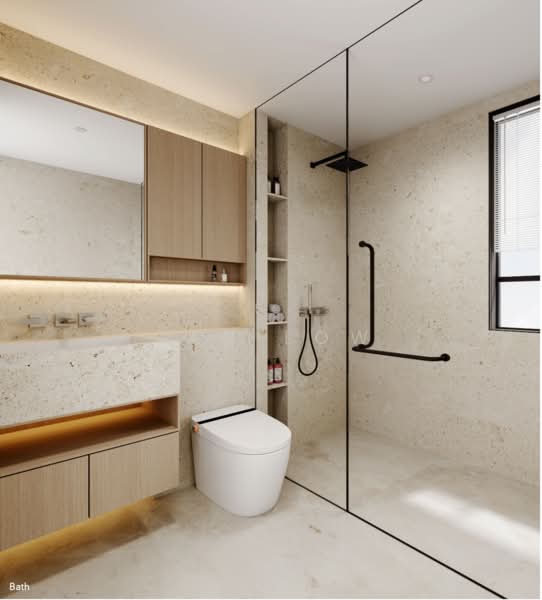 ⭐️ SUPER CHEAP! Thomson New Designer 4sty Terrace! Big Bedrooms! ⭐️, Jalan Kuras / Sembawang Hills, 5 Bedrooms, 4,526 sqft, Terraced House For Sale, by Ian Low, 500146303 - Bathroom - PropertyGuru.com.sg