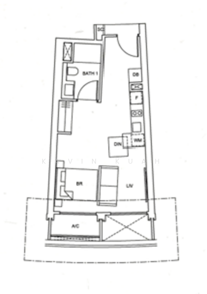 One Pearl Bank, 1 Pearl Bank, 1 Bedroom, 431 sqft, Condominium For Sale, by Kavin Kuah, 500146312 - PropertyGuru.com.sg