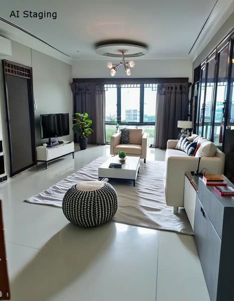 Urgent Sale Paya Lebar MRT Sims Ave 3+1 Bed 3 Bath High Floor Unblocked, , 3 Bedrooms, 1,249 sqft, Condominium For Sale, by CD Sung, 500146313 - Living Room - PropertyGuru.com.sg
