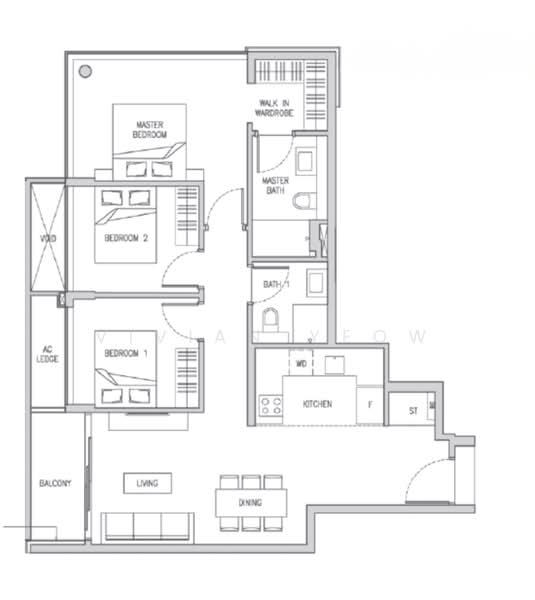 Claydence, 97 Still Road, 3 Bedrooms, 1,076 sqft, Apartment For Sale, by Vivian Yeow, 500146314 - PropertyGuru.com.sg