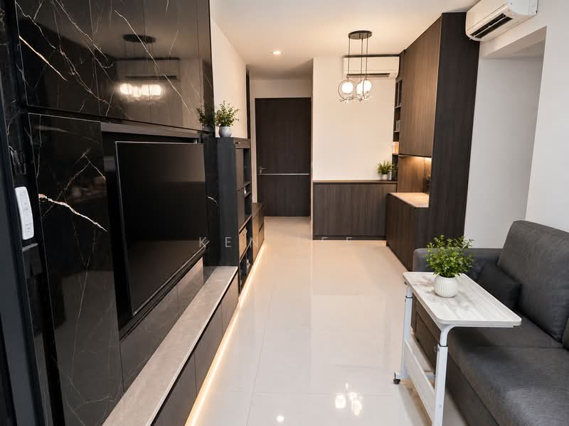 Riverfront Residences, 41 Hougang Avenue 7, 3 Bedrooms, 915 sqft, Condominium For Sale, by Ken Lee, 500146347 - Living Room - PropertyGuru.com.sg