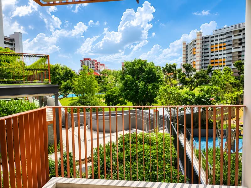 Riverfront Residences, 41 Hougang Avenue 7, 3 Bedrooms, 915 sqft, Condominium For Sale, by Ken Lee, 500146347 - Balcony - PropertyGuru.com.sg