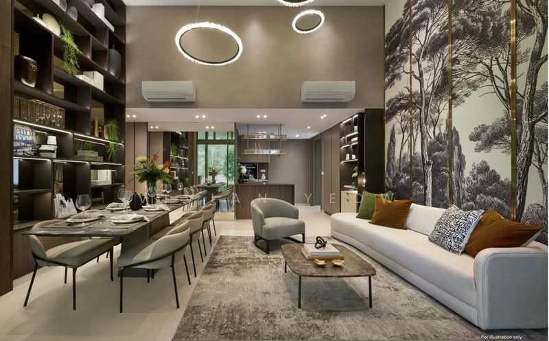 Copen Grand, Tengah Garden Walk, 5 Bedrooms, 1,561 sqft, Executive Condominium For Sale, by Vivian Yeow, 500146358 - Living Room - PropertyGuru.com.sg