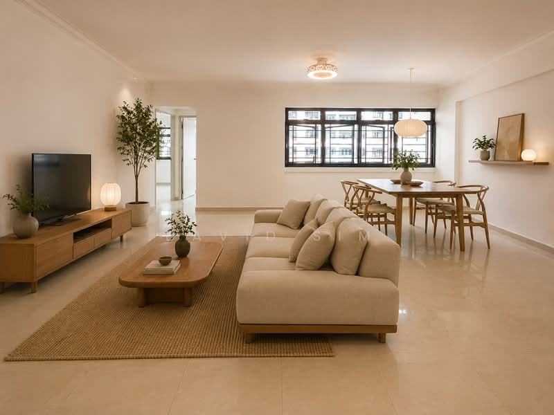 686D Choa Chu Kang Crescent, , 3 Bedrooms, 1,184 sqft, HDB Flat For Sale, by David Sim, 500146363 - Living Room - Potential After Reno - PropertyGuru.com.sg