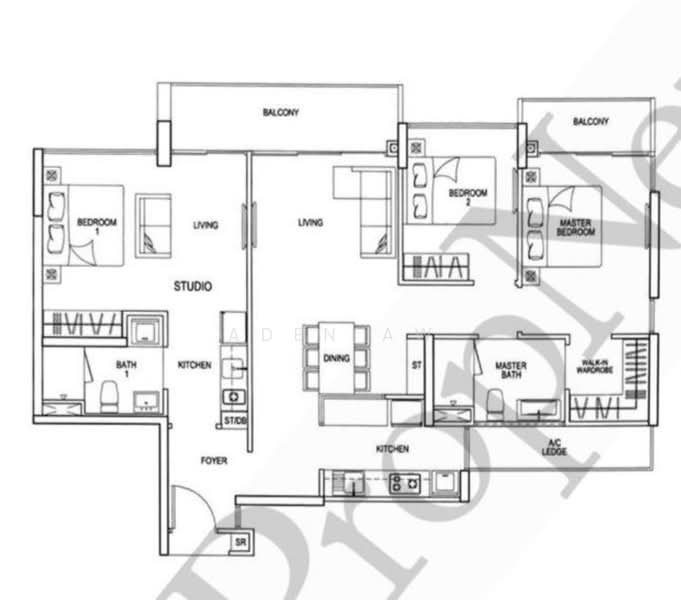 Riverparc Residence, 90 Punggol Drive, 3 Bedrooms, 1,227 sqft, Executive Condominium For Sale, by Aden Aw, 500146403 - PropertyGuru.com.sg