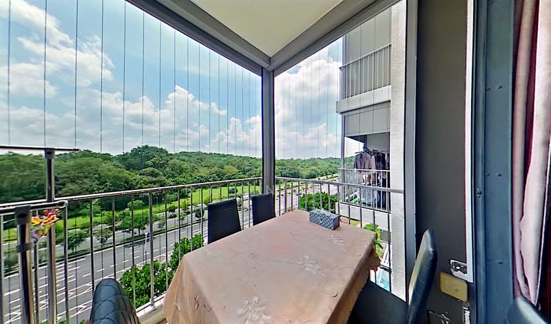 Blossom Residences, 34 Segar Road, 3 Bedrooms, 1,055 sqft, Executive Condominium For Sale, by Boon Ng, 500146429 - Balcony - PropertyGuru.com.sg