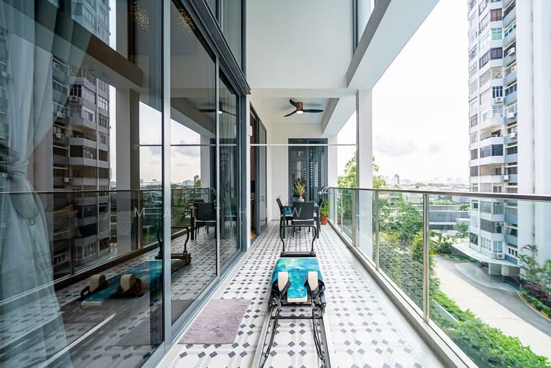 Nyon, 12 Amber Road, 3 Bedrooms, 1,582 sqft, Condominium For Sale, by Matthew Tan, 500146440 - Balcony - PropertyGuru.com.sg