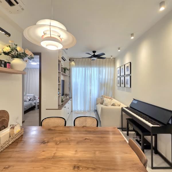 The Florence Residences, 87 Hougang Avenue 2, 2 Bedrooms, 721 sqft, Condominium For Sale, by Cappi Lim, 500146441 - Living Room - PropertyGuru.com.sg
