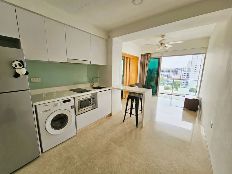 Eight Riversuites, 6 Whampoa East, 1 Bedroom, 441 sqft, Condominium For Rent, by Kevin Tan Yong Sheng, 500146450 - Kitchen and Dining Area - PropertyGuru.com.sg
