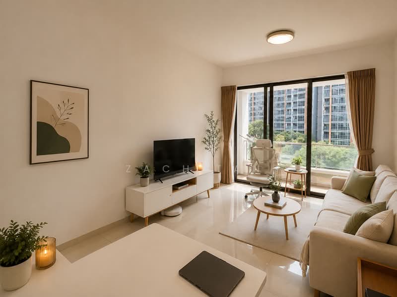 D'Nest, 129 Pasir Ris Grove, 3 Bedrooms, 969 sqft, Condominium For Rent, by Zach Tan, 500146600 - Living Room - PropertyGuru.com.sg