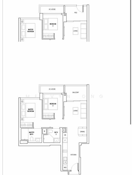 JadeScape, , 2 Bedrooms, 764 sqft, Condominium For Rent, by Mervyn Ong, 500146728 - PropertyGuru.com.sg