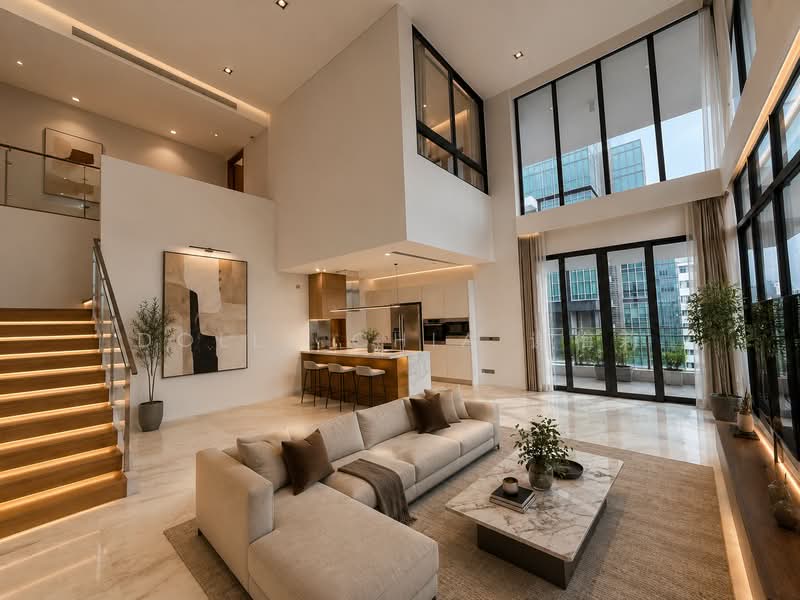 Skypark @ Somerset, 22 Saint Thomas Walk, 4 Bedrooms, 3,348 sqft, Apartment For Rent, by Dolly Chia 谢梅莉, 500146759 - Living Room - PropertyGuru.com.sg