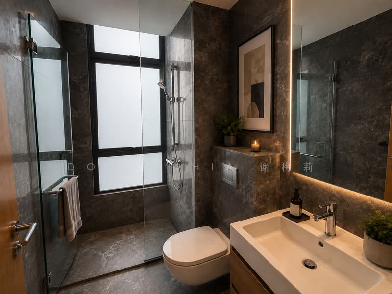 Skypark @ Somerset, 22 Saint Thomas Walk, 4 Bedrooms, 3,348 sqft, Apartment For Rent, by Dolly Chia 谢梅莉, 500146759 - Bathroom - PropertyGuru.com.sg