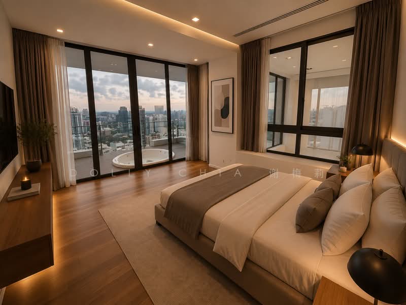 Skypark @ Somerset, 22 Saint Thomas Walk, 4 Bedrooms, 3,348 sqft, Apartment For Rent, by Dolly Chia 谢梅莉, 500146759 - Bedroom - PropertyGuru.com.sg