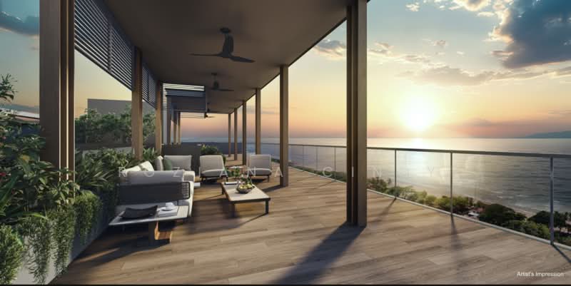 Coastal Cabana, 32 Jalan Loyang Besar, 3 Bedrooms, 915 sqft, Executive Condominium For Sale, by Roziana Cindy, 500146763 - Balcony - PropertyGuru.com.sg