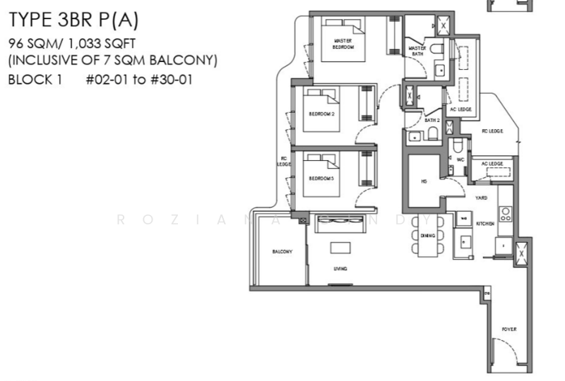Vela Bay, Bayshore Road, 3 Bedrooms, 1,033 sqft, Condominium For Sale, by Roziana Cindy, 500146807 - PropertyGuru.com.sg