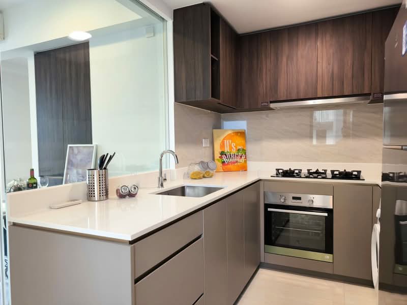 Riverfront Residences, 49 Hougang Avenue 7, 3 Bedrooms, 872 sqft, Condominium For Rent, by Tan Hao Feng, 500146812 - Kitchen - PropertyGuru.com.sg