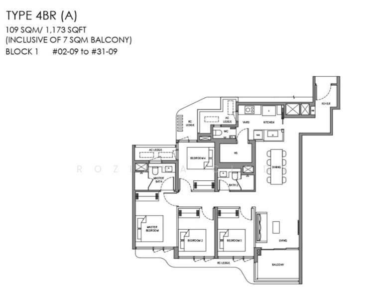 Vela Bay, Bayshore Road, 4 Bedrooms, 1,173 sqft, Condominium For Sale, by Roziana Cindy, 500146828 - PropertyGuru.com.sg